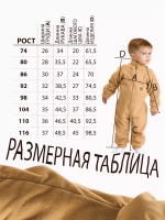 Флисовый детский комбинезон на весну