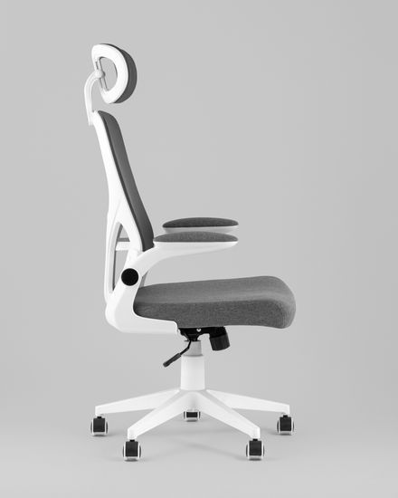 Кресло офисное TopChairs Airone серый ткань