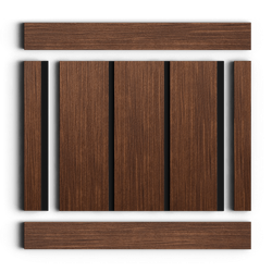 Стеновая панель HiWood декорированная, 270x12 см