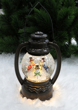 Старинный фонарь Luca Lighting Снеговик коричневый