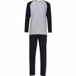 Мужская пижама со штанами серо-черная Tom Tailor 071089/5609 821