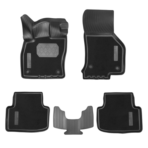 Ковры в салон Norplast/Unidec для Skoda Octavia IV в кузове A8 (2019-)Полиуретан,5 штук арт.NPA11-C81-425-CM