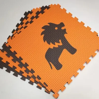 Мягкий пол "Животные Африки" 500x500x10 мм 45 шор