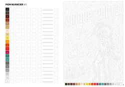 Раскраска по номерам Hachette Affiches vintage - Винтажные постеры, 112 стр. (предзаказ 10.09.2025)