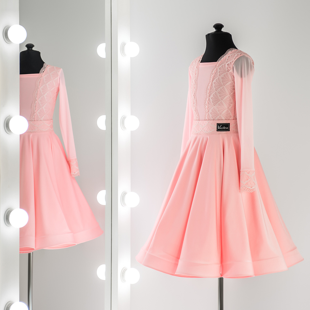 розовое платье для бальных танцев amelia-1-01-01
