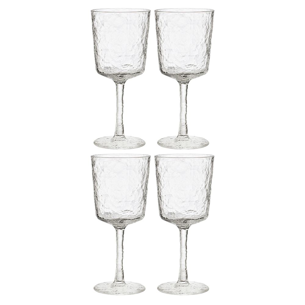 Набор бокалов из акрила Arctic для вина, 360 мл, прозрачный, 4 шт.