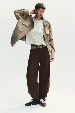 ZARA СПОРТИВНЫЕ КРОССОВКИ, КОРИЧНЕВЫЙ