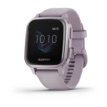 Смарт-часы Garmin Venu Sq орхидея с алюминиевым безелем,  с силиконовым ремешком, 010-02427-12