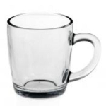 Кружка стеклянная 340мл «Бейзик» 55531SLB/6