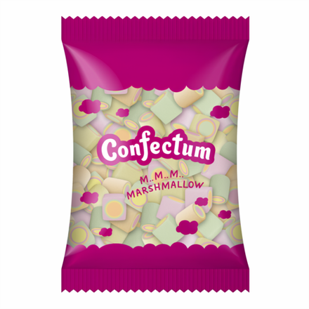 Маршмеллоу кислый «Confectum Sour Cuberoll» со вкусом лайма, маракуйи, лимона, 600 гр х 2 шт