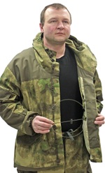 Костюм Горка NEW Рип-стоп цв. Атак зеленый с накладками