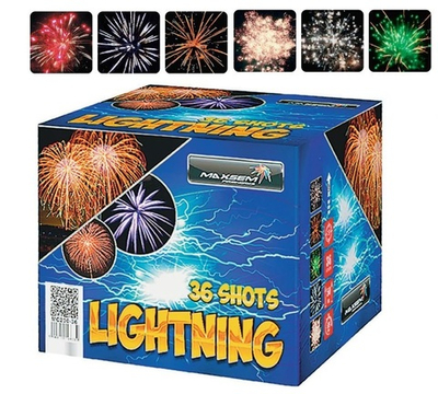 Батарея салютов "Lightning" MC200-36 36 залпов * 2"