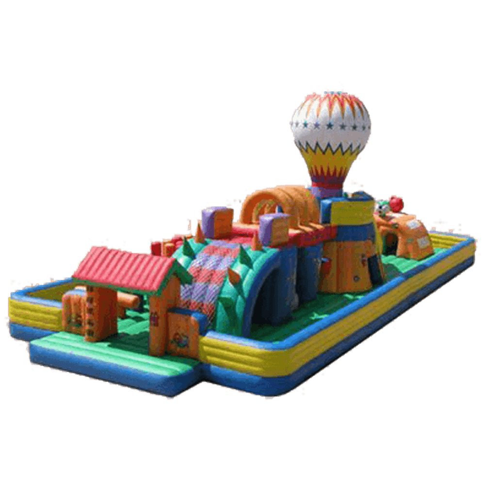 Надувная полоса препятствий "Аэростат" 13*7*5 м