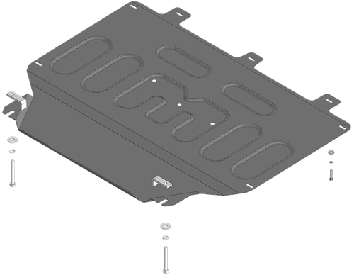 Защита картера двигателя, КПП. 2 мм, Сталь. для Dongfeng Mage 2025-н.в., Motodor.78613
