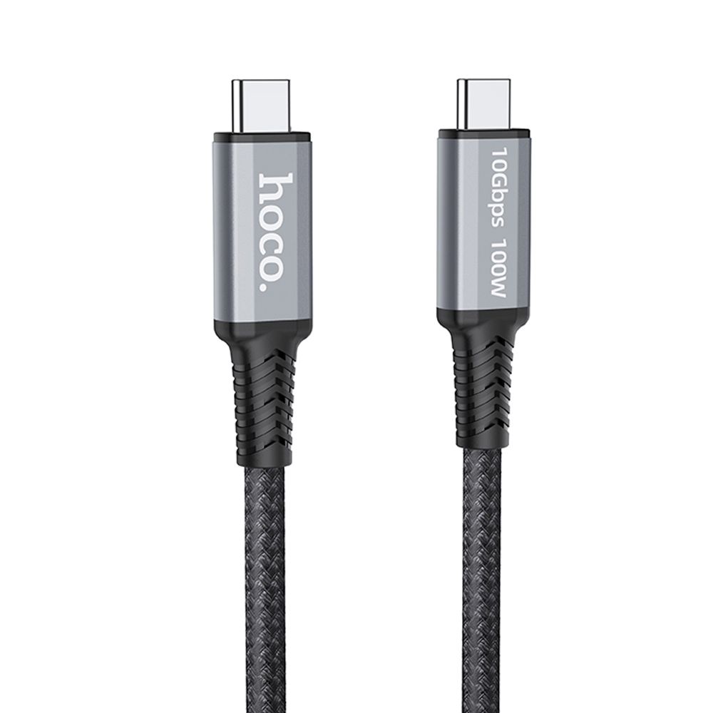 Кабель USB/type-c 3A 100W PD для ноутбука HOCO black