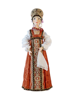 Кукла коллекционная Девушка в русском народном костюме