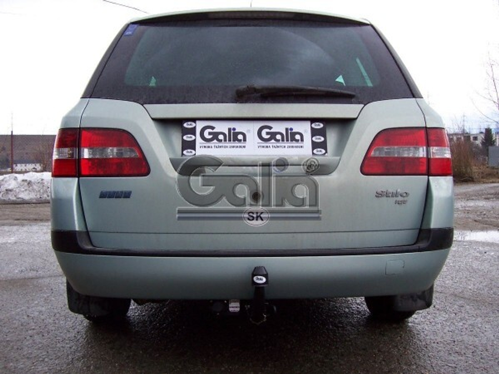 Фаркоп оцинкованный Galia F087A для FIAT Stilo универсал 2001-2007(паспорт и сертификат в комплекте)(без электрики)