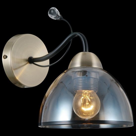 IL0251-1WSQ-79 BK AB светильник настенный