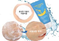 Scinic Honey Banana Cleansing Foam питательная пенка для умывания с медом и бананом