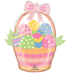 Шар Фольгированный Корзина пасхальная (Ассорти)