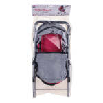 Коляска для куклы лежачая, пакет FL9199