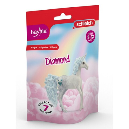 Schleich Bayala Elf World - Алмазный единорог 70768 / артикул   70768  / GTIN 4059433651996