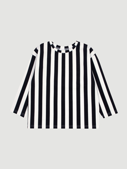 Лонгслив оверсайз Mjölk Black Stripes