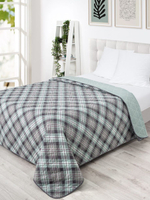 Покрывало на кровать, стеганое, поплин с размерами 215х220