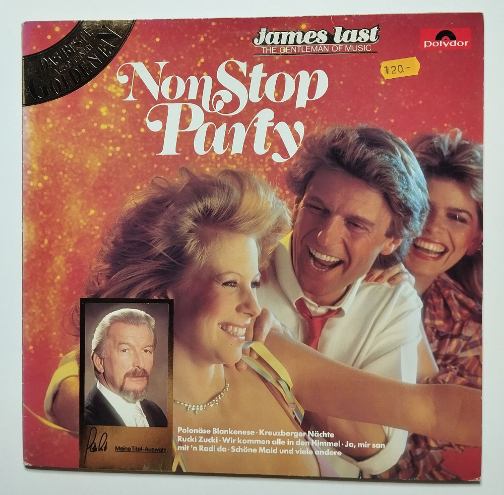 Винтажная виниловая пластинка LP James Last Non Stop Party (Germany 1983)