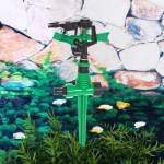 Разбрызгиватель «Грин» на колышке, импульсный, круговой, 30см, б/с ДоброСад