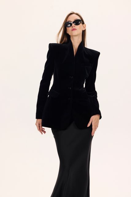 Жакет с шалькой