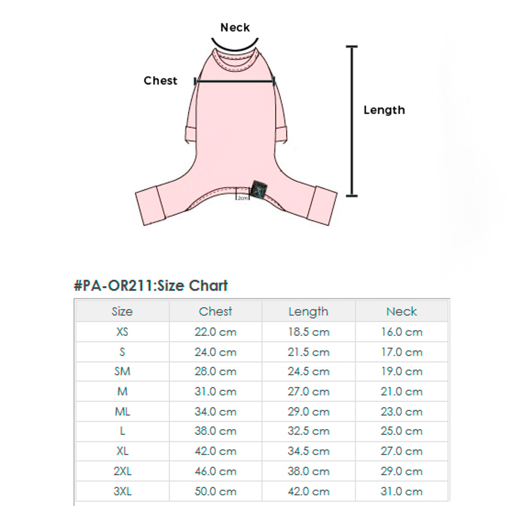 211 PA-OR Костюм слинг на 4 лапы "Puppy Angel MAC Daily"