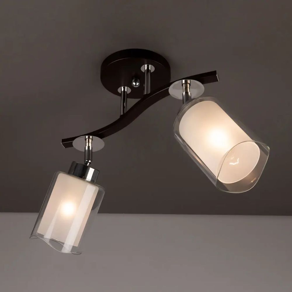 Citilux Фортуна CL156122 Люстра с поворотными плафонами Венге Хром