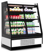 Горка холодильная Carboma F16-08 VV 1,0-1 STANDARD фронт X1 версия 2.0 9006-9005