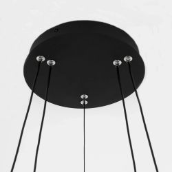 Citilux Дуэт CL719641 LED Люстра подвесная с пультом Чёрная