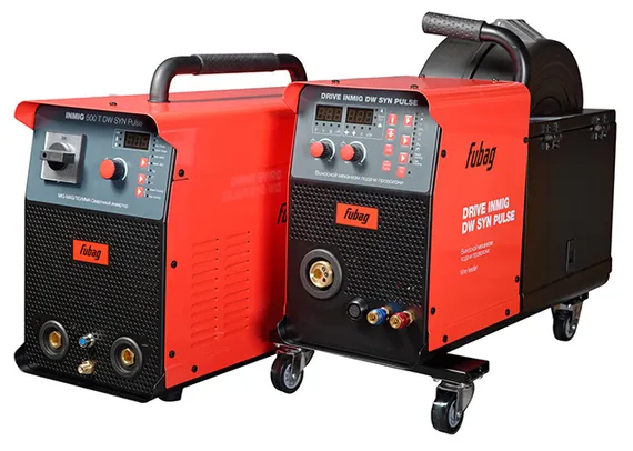 Сварочный полуавтомат инвертор Fubag INMIG 500T DW SYN PULSE + DRIVE INMIG DW SYN PULSE + шланг-пакет 5 м + горелка FB 400, 3 м