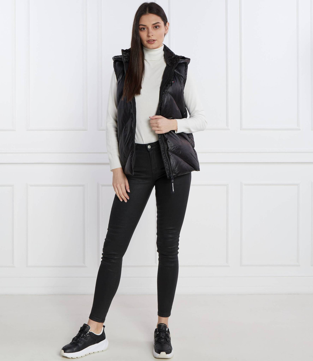 Пуховая безрукавка CHEVRON LW DOWN Tommy Hilfiger - черный(WW0WW41177)