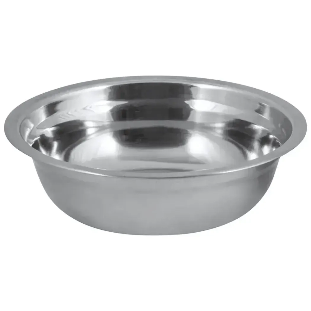 Миска Bowl-19, объем 1 л, с расширенными краями, из нерж стали, зеркальная полировка, диа