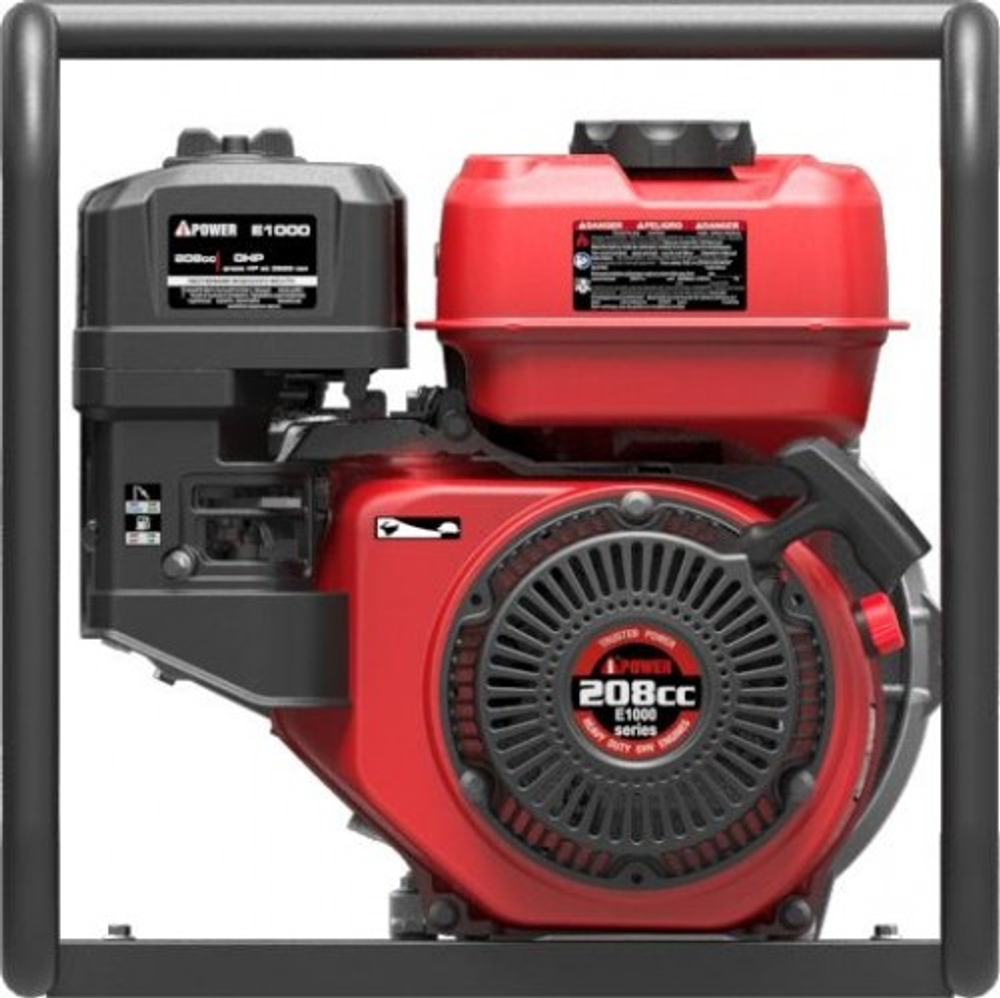 Мотопомпа бензиновая A-iPOWER AWP50Н-2 для слабозагрязненной воды высоконапорная 30422