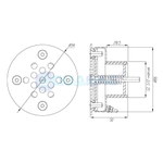 ФП.091.4/1 Форсунка Н-200 д.90 регулируемая 1,5" (наружн.) пленка AISI-316