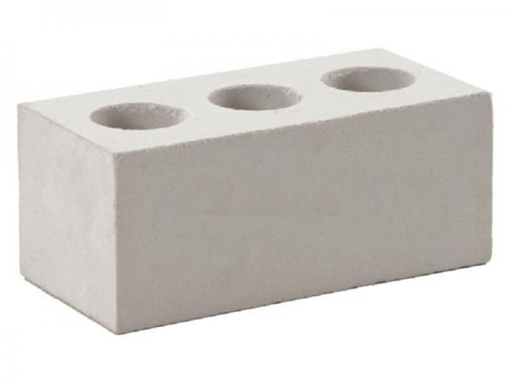 Кирпич силикатный белый пустотелый  М-150 (336шт/у) Бор