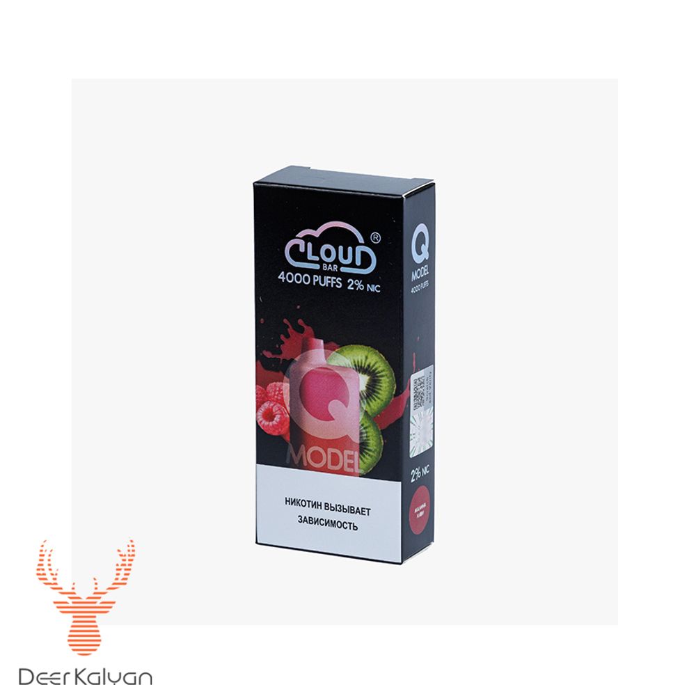 Cloud Bar Q model (Малина Киви) (4000 затяжек)