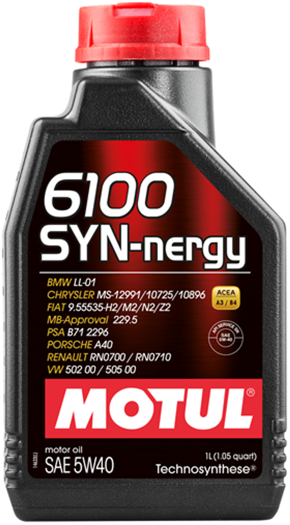 MOTUL 6100 SYN-NERGY 5W40 (1л) VN Technosynthese моторное масло