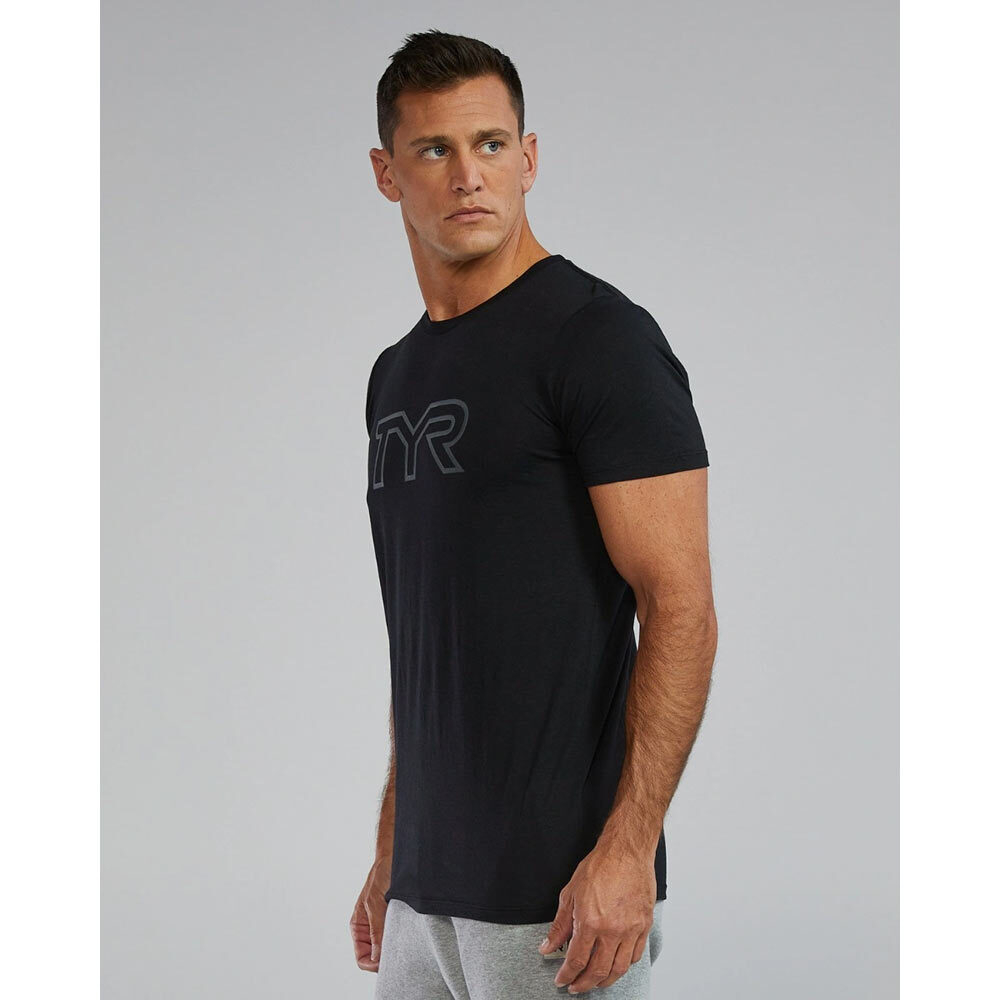 Футболка мужская TYR MEN'S ULTRASOFT LIGHTWEIGHT BIG LOGO