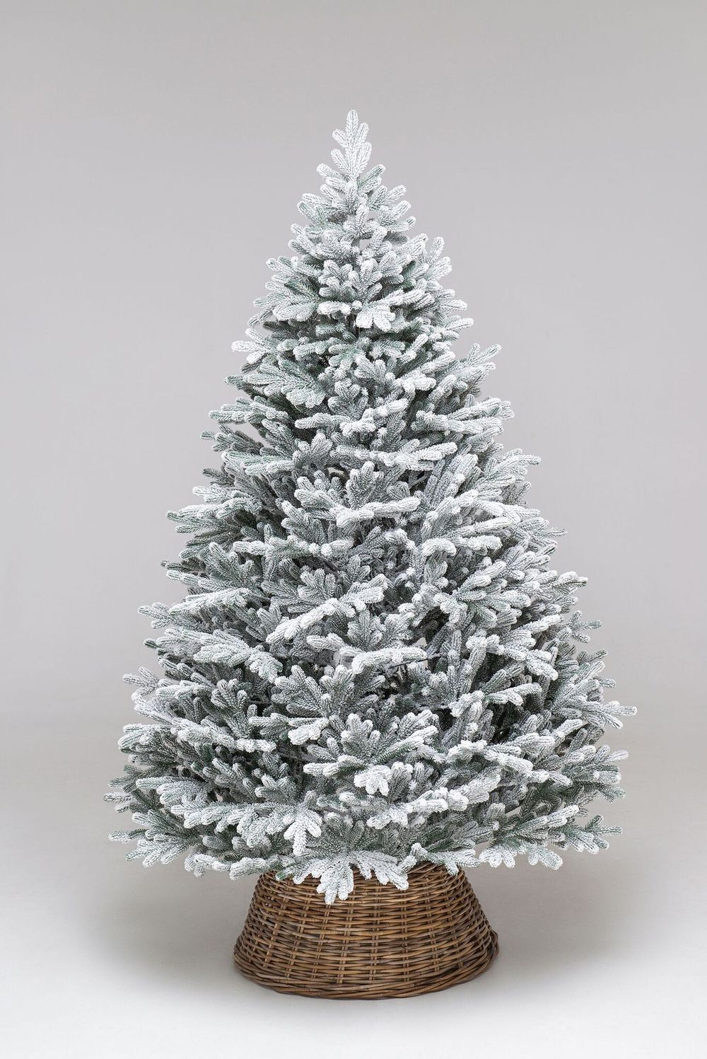 Заснеженная елка «Швейцарская» (Литая хвоя) 270 см / 2.7 м