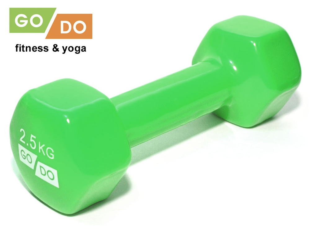 Гантель в виниловой оболочке GO DO