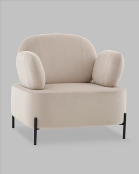 Кресло Кэнди велюр бежевый