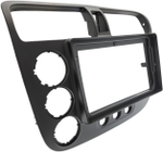 Магнитола для Honda Civic 7 2001-2005 левый руль - Teyes CC3-2K-360 монитор 9.5" 2K QLED на Android 10, 6Гб+128Гб, CarPlay, 4G SIM-слот, 4 камеры в комплекте