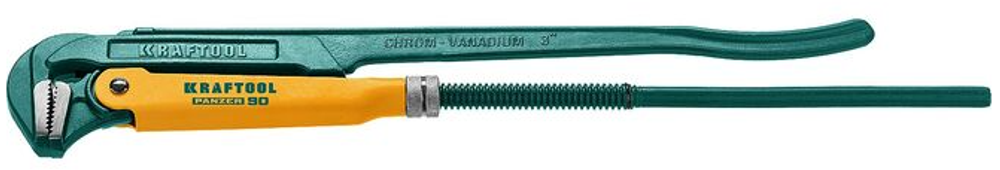 Ключ трубный рычажный №3, CrV, тип "L" KRAFTOOL, 2734-20
