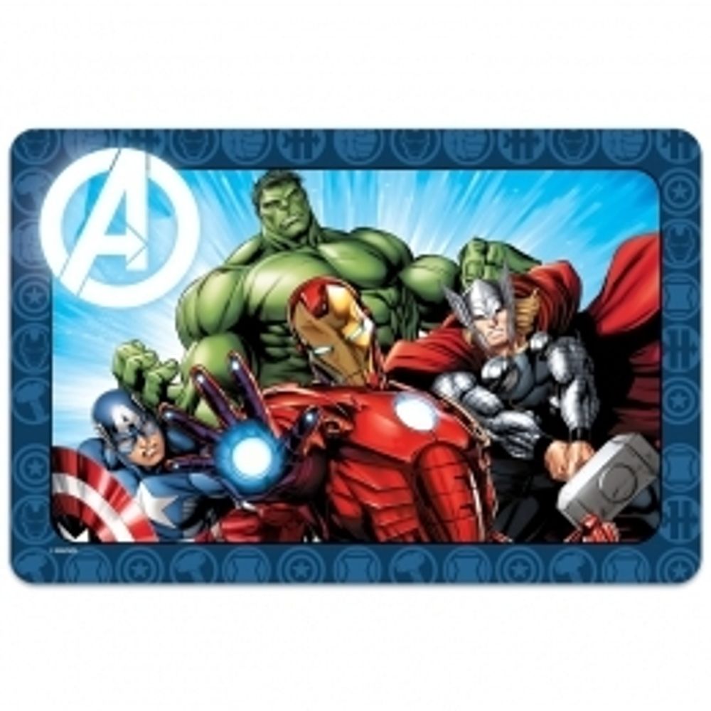 Disney, серия Marvel, коврик под миску Мстители, 430х280 мм